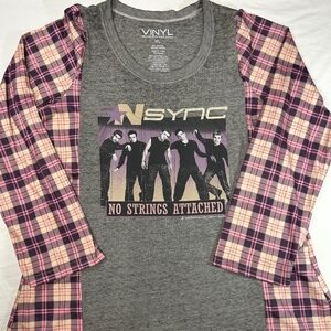 Nsync No Strings Attached, women’s Upcycled T shirt